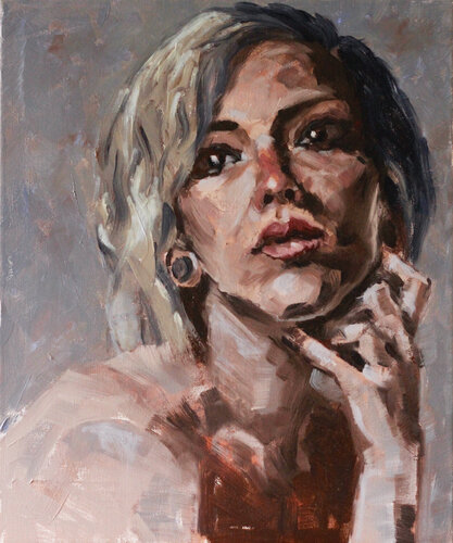Blue Monday de Blanka Adamus, Pintura a la venta en Singulart