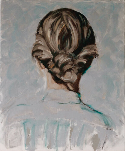À l'arrière de la tête by Blanka Adamus, Painting for Sale on Singulart