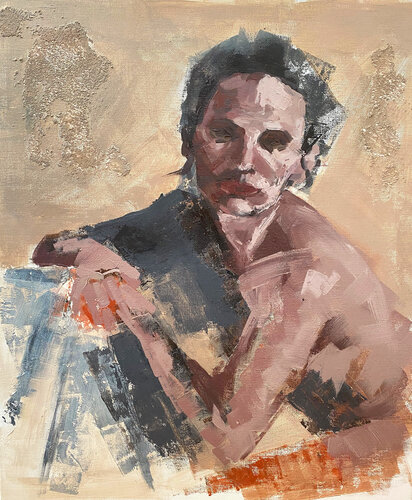 Pose by Blanka Adamus, Painting for Sale on Singulart