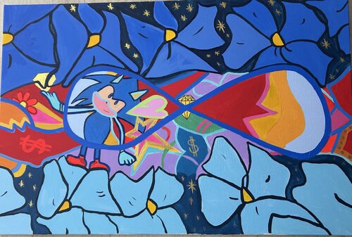 Cosmic love von Nastazia Dariva, Malerei kaufen auf Singulart