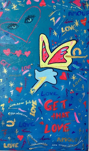 Get that love di Nastazia Dariva, Pittura in vendita su Singulart