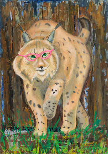 Luchsusbrille van Anne Dohrenkamp, Schilderij te koop op Singulart