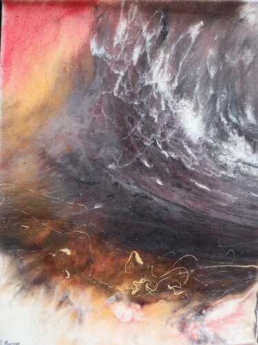 Moonlight Dwellings van Sara Monteiro, Schilderij te koop op Singulart