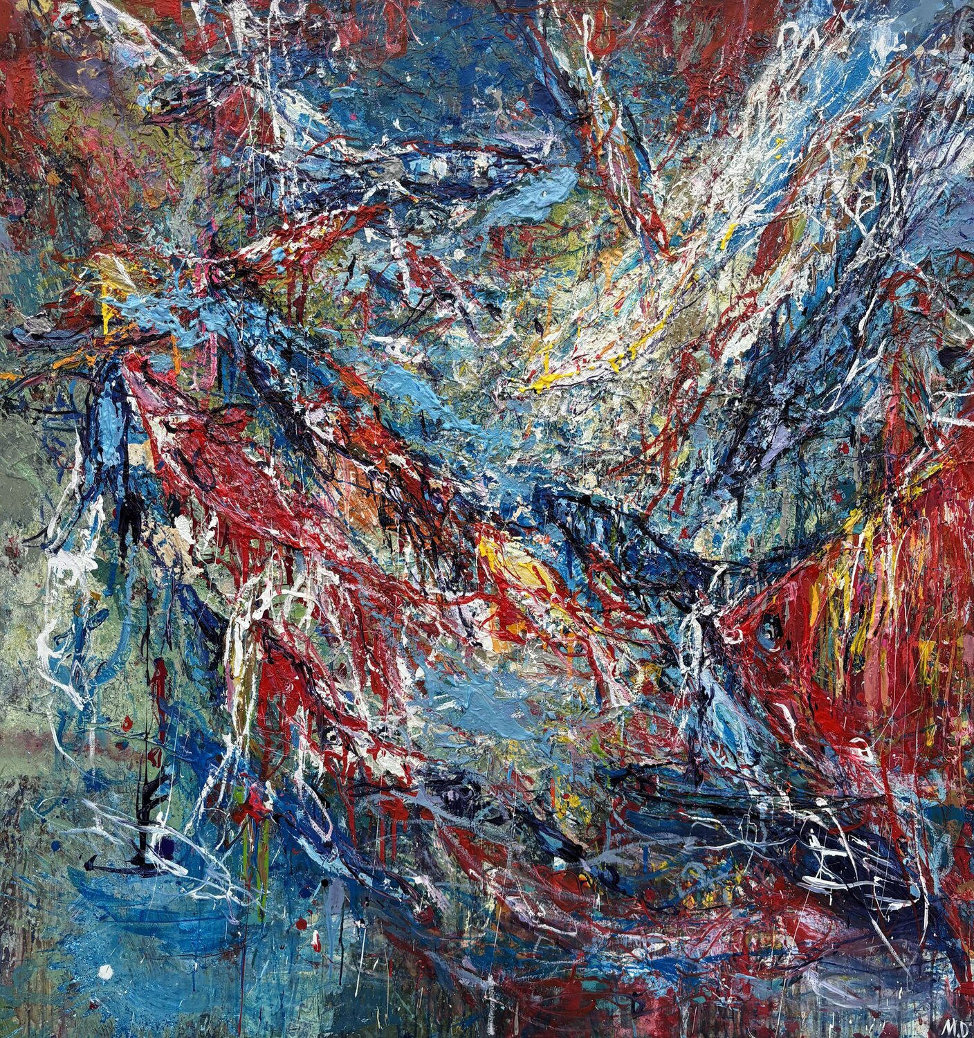 A BLAZE OF COLORS Majka Dombrowicz