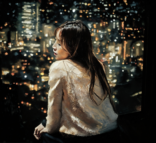 Cigarettes & Skyline par Eder Tejedor, Œuvre sur papier en vente sur Singulart