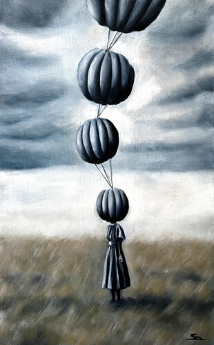 One Body, Many Minds de Saachi, Pintura a la venta en Singulart