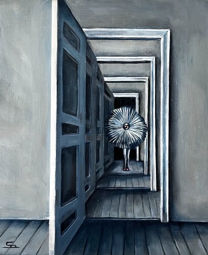 The Many Doors Inside You de Saachi, Pintura a la venta en Singulart