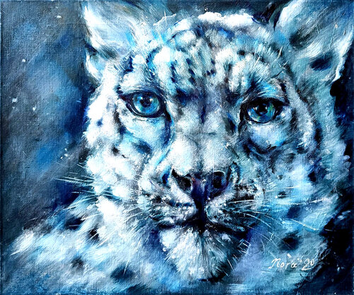 Snow Leopard von Eleonora Taranova, Malerei kaufen auf Singulart