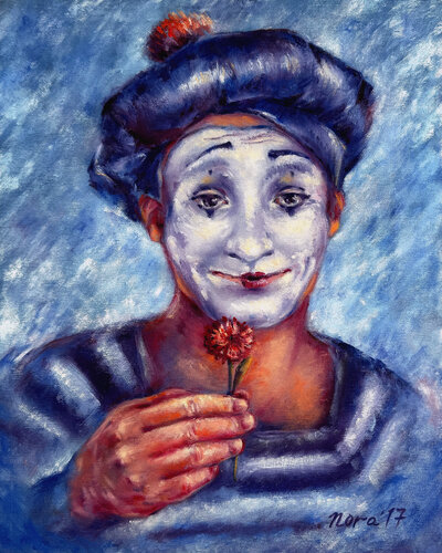 Mime in Love by Eleonora Taranova, Painting for Sale on Singulart