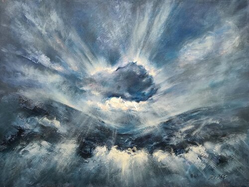 Nordic Path. Sky von Eleonora Taranova, Malerei kaufen auf Singulart
