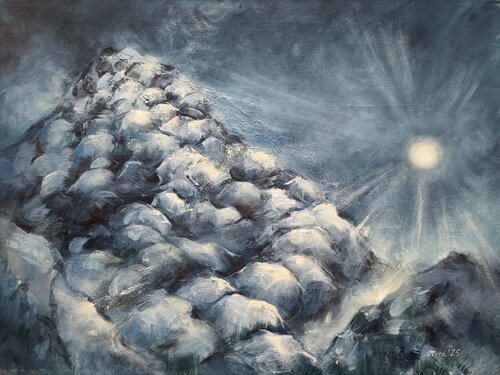 Nordic Path. Ice Land von Eleonora Taranova, Malerei kaufen auf Singulart