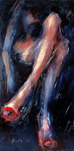 Red Shoes van Eleonora Taranova, Schilderij te koop op Singulart