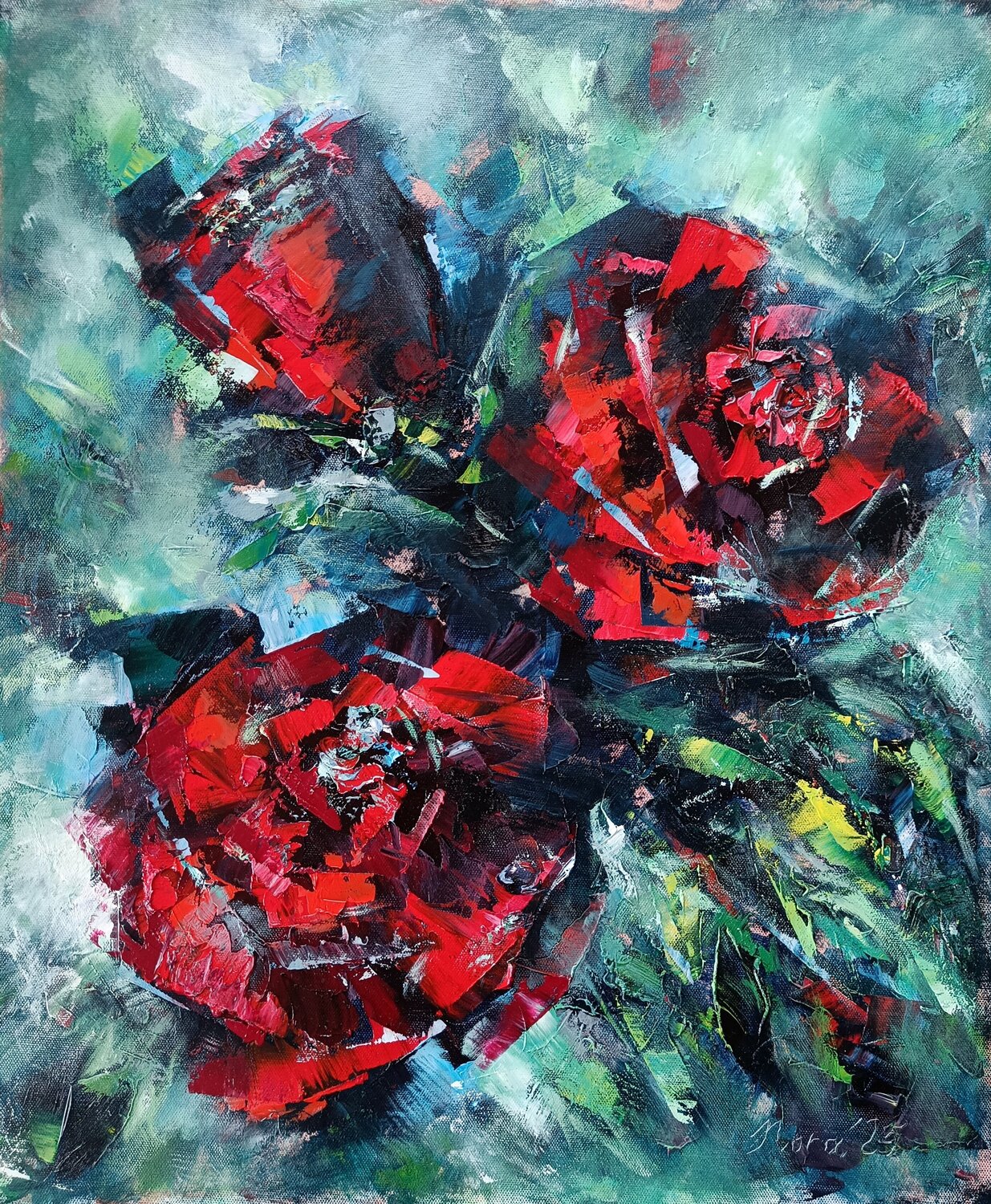 Red Roses Bouquet Eleonora Taranova