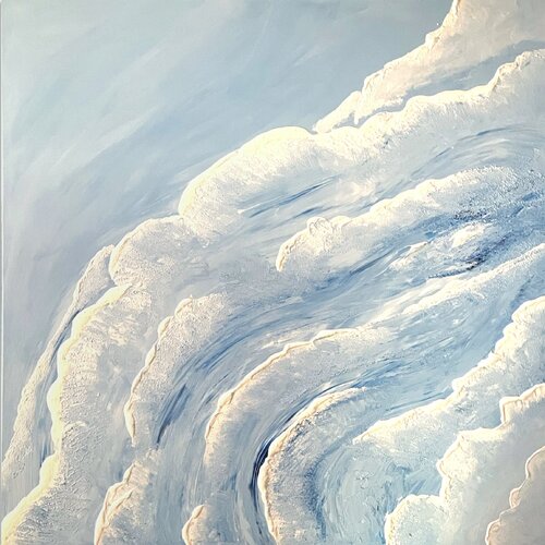 Blue Tide von Sandra Krämer, Malerei kaufen auf Singulart
