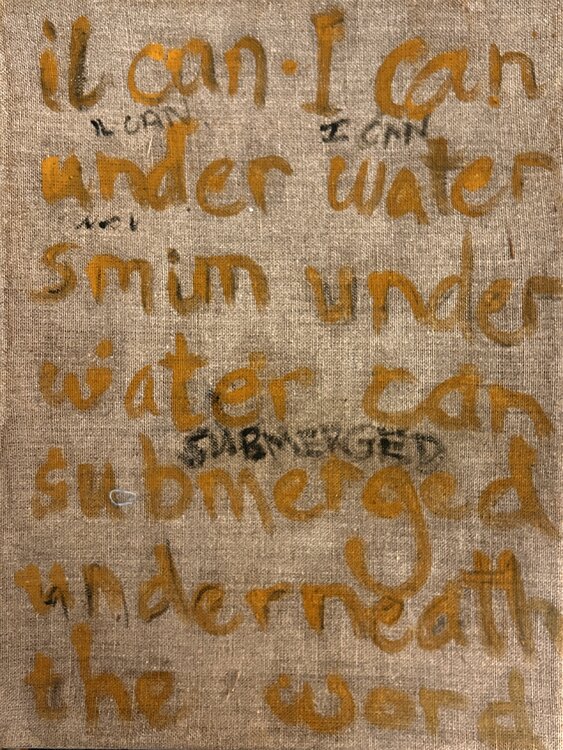 Il Can- I Can Swim Underwater: Submerged Underneath the Word Irene Watson