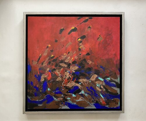 “Debris” - global warming. van Portus Ojomo, Schilderij te koop op Singulart