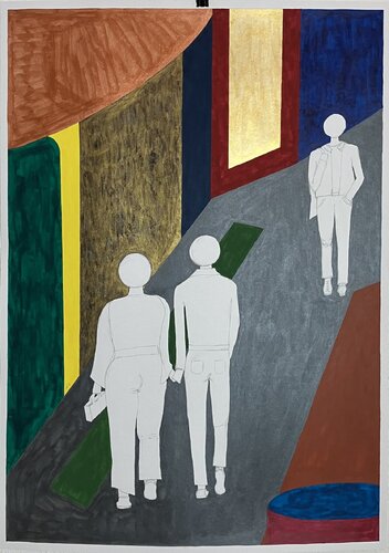 Der Gast 2 di Barbara Krijanovsky, Pittura in vendita su Singulart