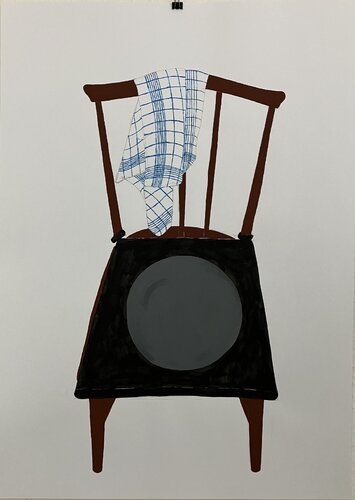 Küche (Vita quotidiana 1) by Barbara Krijanovsky, 油畫 for Sale on Singulart