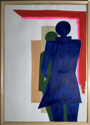 Romantisches Paar (Arte povera 1) von Barbara Krijanovsky, Werk auf Papier kaufen auf Singulart