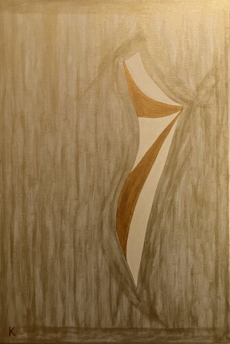 Cora (Bal masqué) von Barbara Krijanovsky, Malerei kaufen auf Singulart