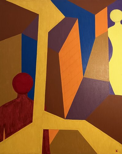 Elementary Joy (Santa Lucia) von Barbara Krijanovsky, Malerei kaufen auf Singulart