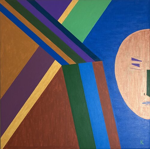 Masken 1 von Barbara Krijanovsky, Malerei kaufen auf Singulart