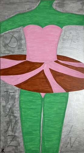 Die Tänzerin (La strada) par Barbara Krijanovsky, Peinture en vente sur Singulart