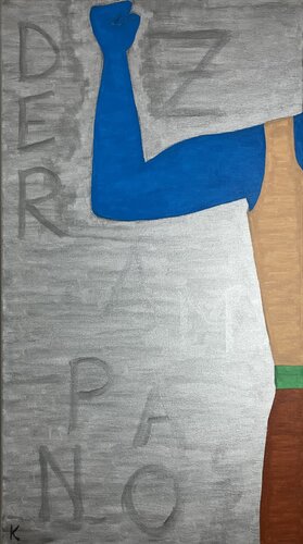 Der Zampano (La strada) par Barbara Krijanovsky, Peinture en vente sur Singulart