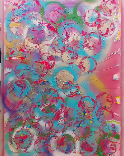 Stratosphere di The Yogui Painter Mila Hurtado, Pittura in vendita su Singulart