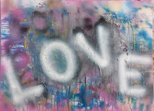 Love di The Yogui Painter Mila Hurtado, Pittura in vendita su Singulart