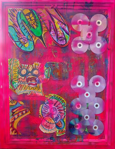 Fantasy World di The Yogui Painter Mila Hurtado, Pittura in vendita su Singulart