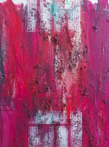 Strawberries and Cream Wall di The Yogui Painter Mila Hurtado, Pittura in vendita su Singulart