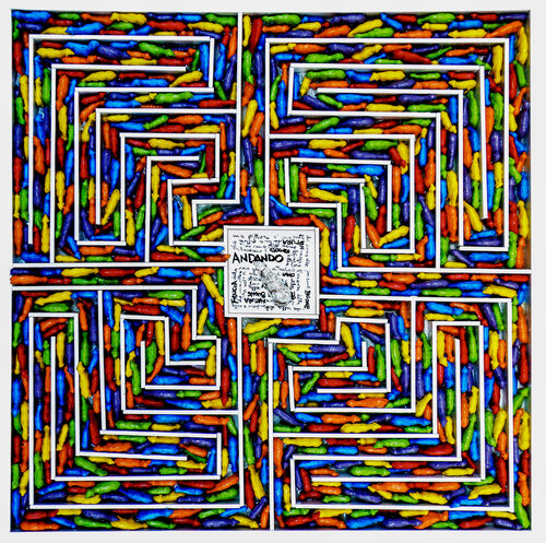 LABYRINTH 4 von Luciana Gallo, Malerei kaufen auf Singulart