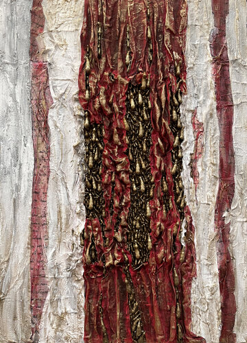 RED LINE by Luciana Gallo, Painting for Sale on Singulart