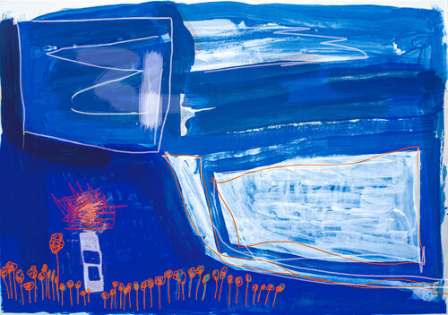 NEL BLU DIPINTO DI BLU von Luciana Gallo, Druck kaufen auf Singulart