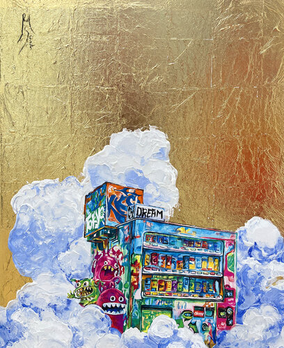 Cloud Vendor di Pavel Sipkin, Pittura in vendita su Singulart