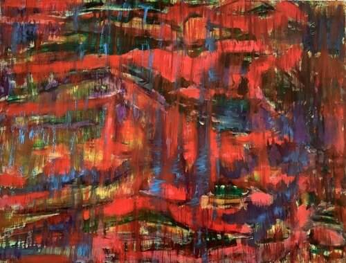 Abstrait Informel T2026-M07-HP di Gisèle Tabone, Pittura in vendita su Singulart