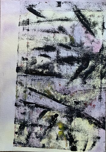 Empreintes - P2026-A01-HAq by Gisèle Tabone, Painting for Sale on Singulart