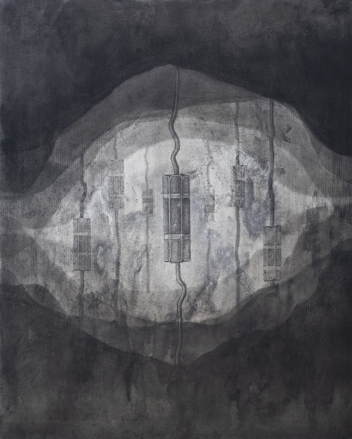 Estratigrafía interior Édgar Güiza Tekening te koop