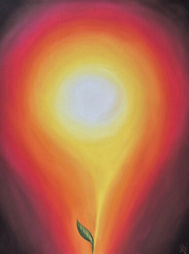 Blooming van Alexandra Patzig, Werk op papier te koop op Singulart