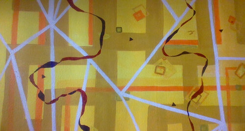 Progress=Parcheesi (detail from) van J Fitzpatrick, Schilderij te koop op Singulart