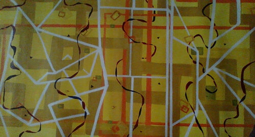 Progress=Parcheesi (detail from) von J Fitzpatrick, Malerei kaufen auf Singulart