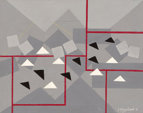 As Shades of Grey Delight van J Fitzpatrick, Schilderij te koop op Singulart