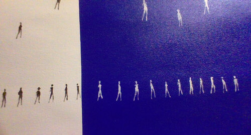 A Field of Life and Living #2 (detail from) di J Fitzpatrick, Pittura in vendita su Singulart