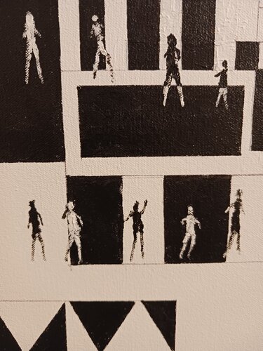 Notre cite; our world (detail from) by J Fitzpatrick, Other Media for Sale on Singulart