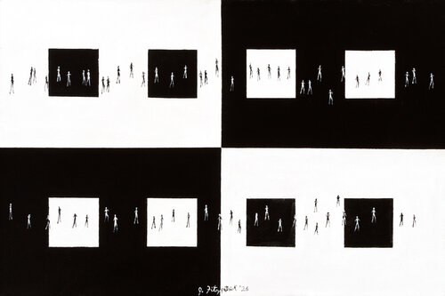 Processional 4 van J Fitzpatrick, Schilderij te koop op Singulart