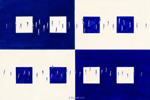 Processional #14 par J Fitzpatrick, Peinture en vente sur Singulart