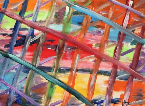 SAN LORENZO DE LA PARRILLA di Maria Cruz Porras Villegas, Pittura in vendita su Singulart