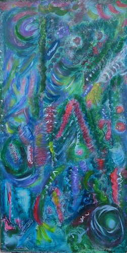 Eco en las profundidades di Maria Cruz Porras Villegas, Pittura in vendita su Singulart
