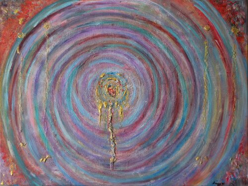 Portal de la Conciencia van Maria Cruz Porras Villegas, Schilderij te koop op Singulart